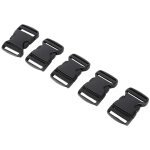 Lot de 5 boucles plastique � d�gagement rapide et r�glables pour bretelles, id�ales pour projets sac ...