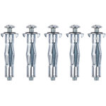 Lot de 5 chevilles en m�tal � expansion kreator m4 x 32mm