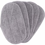 Lot de 5 chiffons de rechange en microfibre xvx pour nettoyeur vapeur leifheit cleantenso
