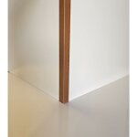 Alucouleur ? lot de 5 corni�res d'angle en aluminium ch�ne dor� ? �paisseur 1 mm ? longueur 150 cm ? ...