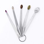 Lot de 5 cuill�res mesureur cuisine ensemble de mini cuill�res � mesurer en acier inoxydable cuill�re ...