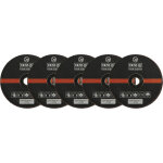 Lot 5 disques 75 x 2 x 10 mm a tronconner pour meuleuses pneumatiques