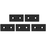 Lot de 5 embouts de profil�s en aluminium, plaques de recouvrement en alliage m�tallique pour pi�ces ...