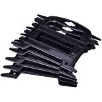 Lot de 5 enrouleurs de corde, bobine de c�ble de p�che, organiseur de corde, bobine noire pour corde ...