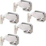 Cyslmuk - lot de 5 fermeture � ressort porte d'armoire verrou � push to open � automatique pour portes ...