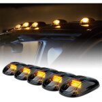 Lot de 5 feux de signalisation pour toit de voiture ou camion 12 led étanches lumière ambre et optique ... Lot de 5 feux de signalisation pour toit de voiture ou camion 12 led étanches lumière ambre et optique ...