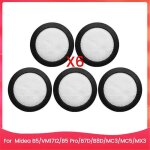 Lot de 5 filtres d'aspirateur compatibles avec les mod�les b5 vm1712, b5 pro, b7d, b8d, mc3, mc5 et mx3 ...