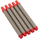 Lot de 5 filtres � peinture sans air 200 mailles en acier inoxydable pour pistolet � peinture wagner ...