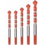 Lot de 5 foret carrelage verre, foret gres cerame, foret diamant, mche pour carrelage, 6 mm, 8 mm, 10 ...