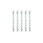 Mowze - lot de 5 halogne dimmable 300w ampoule halogne crayon type projecteur halogne linaire pour ...