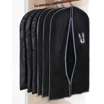 Lot de 5 housse de v�tements costume sacs portant uiverselle fermeture zipp�e anti - poussi�re respirant ...