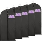 Lot de 5 housses de vêtements avec sac à chaussures, anti poussière etanche mite humidité, sacs à vêtements ... Lot de 5 housses de vêtements avec sac à chaussures, anti poussière etanche mite humidité, sacs à vêtements ...
