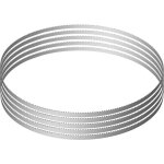 Mophorn - vevor lot de 5 lames de scie a ruban 1650x16x0, 56 mm lame de scie a os en acier au carbone ...