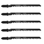 Lot de 5 lames pour scie sauteuse makita a - 85690 pour bois