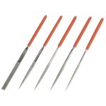 Lot de 5 limes aiguilles diamantees 140 mm
