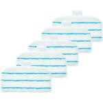 Lot de 5 lingettes patins pour nettoyeur steam mop black + decker
