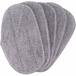 Lot de 5 lingettes de rechange en microfibre pour balai vapeur leifheit cleantenso