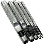 Memkey - lot de 5 outils de poinonnage / outil perforateur / perforatrice de 2 / 3 / 4 / 6 / 8mm - poinon ...