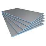 Desineo - lot de 5 panneaux de construction 1250 x 600 x 30 mm extrud rigide xps prt  carreler valstorm ...