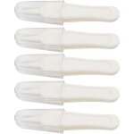 Lot de 5 pincettes de nettoyage du nez pince � �piler pour les oreilles avec t�te de bo�te outil de nettoyage ...
