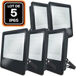 Lot de 5 projecteurs led industriel moon 500w