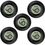 Lot de 5 thermomtres hygromtres numriques lcd, jauge de temprature pour humidificateurs, dshumidificateur ...