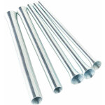Lot de 5 tubes � ressort pour cintrer les tubes en cuivre et aluminium