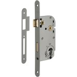 Lot de 50 boitiers de serrure encastrable - axe 50, gris mtal,  cylindre - thirard