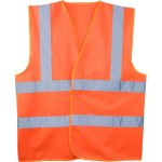 Lot de 50 - gilet de travail d'�t� sans manche haute visibilit� yard - orange fluo xl - 52 / 54