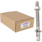 Fixtout - lot de 50 goujons d'ancrage en acier inox a2 m8 - diam�tre de 8 mm - longueur 115 mm