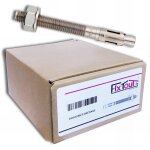 Fixtout - lot de 50 goujons d'ancrage en acier inox a2 m8 - diam�tre de 8 mm - longueur 90 mm