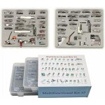 Lot de 52 pieds presseurs professionnels avec bo�te de rangement en plastique pour machine � coudre � ...