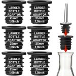 Lot de 6 adaptateurs pour bec verseur de liqueur, parfaits pour les grandes bouteilles d'huile d'olive ... Lot de 6 adaptateurs pour bec verseur de liqueur, parfaits pour les grandes bouteilles d'huile d'olive ...