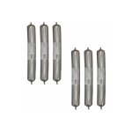 Sika - lot de 6 colles souples adheflex parquet - 600 ml