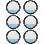 Lot de 6 filtres lavables pour aspirateur sans fil ryobi pcl720, pblsv716, pblsv717