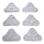 Lot de 6 housses de balai  vapeur, accessoires de tte de balai, coussin de changement de balai triangulaire ...