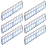 Lot de 6 lampes 10 led, sans fil, rechargeable par usb, aimanté, détecteur de mouvement, portable. lumière ... Lot de 6 lampes 10 led, sans fil, rechargeable par usb, aimanté, détecteur de mouvement, portable. lumière ...