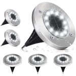 Lot de 6 lampes solaires d'extérieur à 12 led, 6000 k, blanc froid, étanche ip65, spot extérieur led ... Lot de 6 lampes solaires d'extérieur à 12 led, 6000 k, blanc froid, étanche ip65, spot extérieur led ...