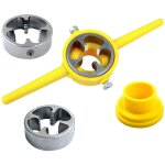 Lifcausal - lot de 6 outils de filetage en pvc pour filetage de tuyaux, kit d'outils de plomberie, ensemble ...