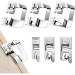 Lot de 6 pieds - de - biche en acier inoxydable pour machines � coudre brother, singer, w6, elina et ...