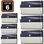 Europalamp ? lot de 6 projecteurs solaires � d�tecteur de mouvement ? 228 led ? 2000 lumens ? ip65 r�sistant ...