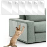 Lot de 6 protections anti - rayures pour chat pour canap� 45 cm x 20 cm protection transparente contre ...