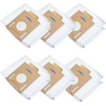 Lot de 6 sacs � poussi�re de rechange pour aspirateur ecovacs deebot t8t9aivi + / power / pro