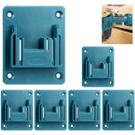 Lot de 6 supports muraux pour outils makita 18v ? installation facile avec vis ? compatible avec perceuses ...