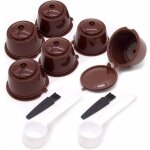 Lot de 6 pour tasse � filtre � capsules de caf� rechargeable r�utilisable avec 2 cuill�res � caf� et ...