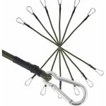 Aougo - lot de 6 tendeurs en caoutchouc avec mousqueton, 120cm longueur 8mm paisseur, super lastiques, ...