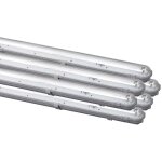 Digilamp - lot 6 x boitier �tanche traversant ip65 150cm avec tube led 24w 3000lm 6500k - garantie 2 ...