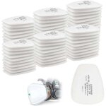 Lot de 60 filtres en coton 3m, filtre pour masque complet, filtre � insertion 5n11 cn, filtre en coton ...