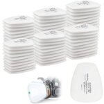 Lot de 60 filtres en coton 3m, filtre pour masque complet, filtre � insertion 5n11 cn, filtre en coton ...