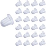Lot de 600 fermoirs de s�curit� en plastique pour boucles d'oreilles, clous d'oreilles, cr�ation de bijoux ...